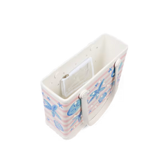 Baby Bogg Bag - Pink Stripes & Blue Shells