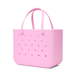 Original Bogg Bag - Cut Out Heart Pink Taffy